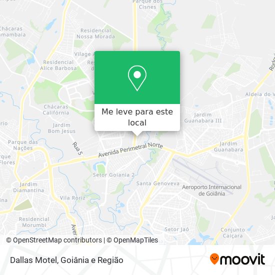 Dallas Motel mapa