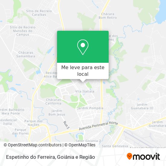 Espetinho do Ferreira mapa