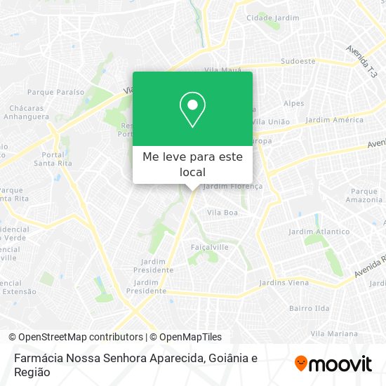 Farmácia Nossa Senhora Aparecida mapa