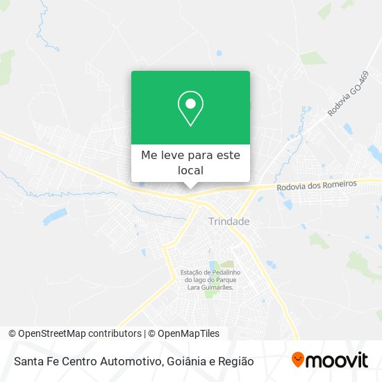 Santa Fe Centro Automotivo mapa