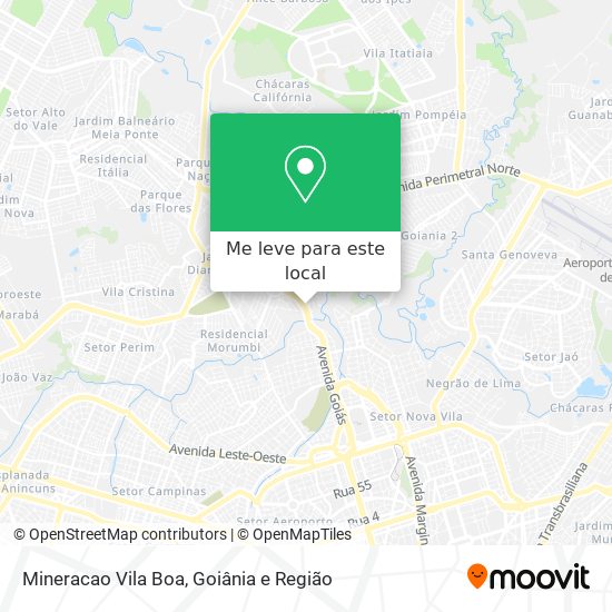 Mineracao Vila Boa mapa
