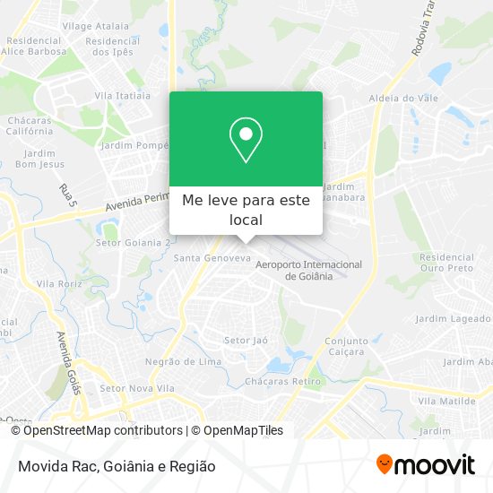Movida Rac mapa