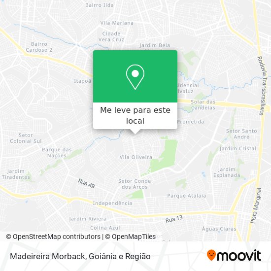 Madeireira Morback mapa