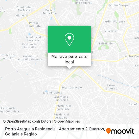 Porto Araguaia Residencial- Apartamento 2 Quartos mapa