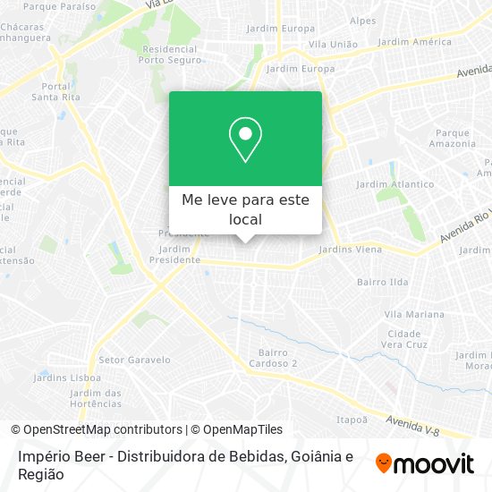 Império Beer - Distribuidora de Bebidas mapa