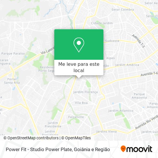 Power Fit - Studio Power Plate mapa