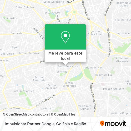 Impulsionar Partner Google mapa