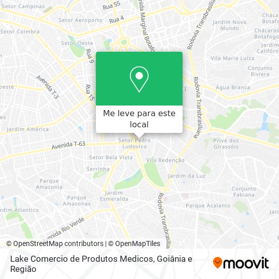 Lake Comercio de Produtos Medicos mapa