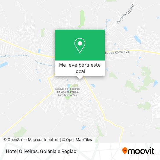 Hotel Oliveiras mapa