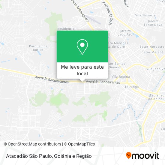 Atacadão São Paulo mapa
