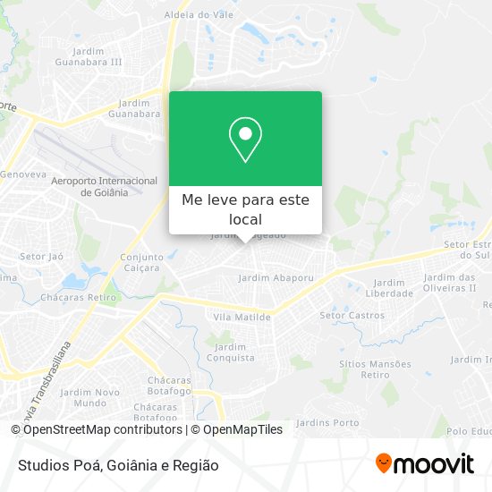 Studios Poá mapa