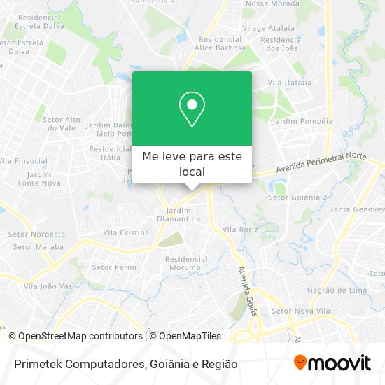 Primetek Computadores mapa