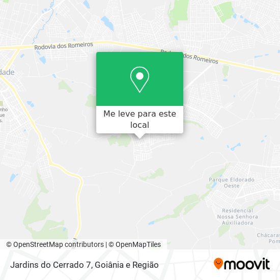 Jardins do Cerrado 7 mapa