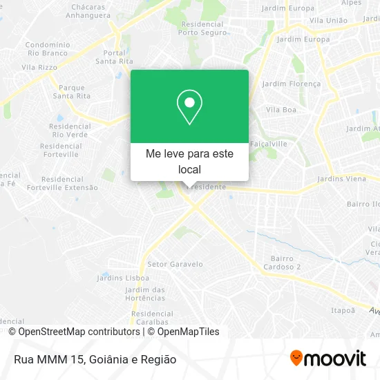 Rua MMM 15 mapa