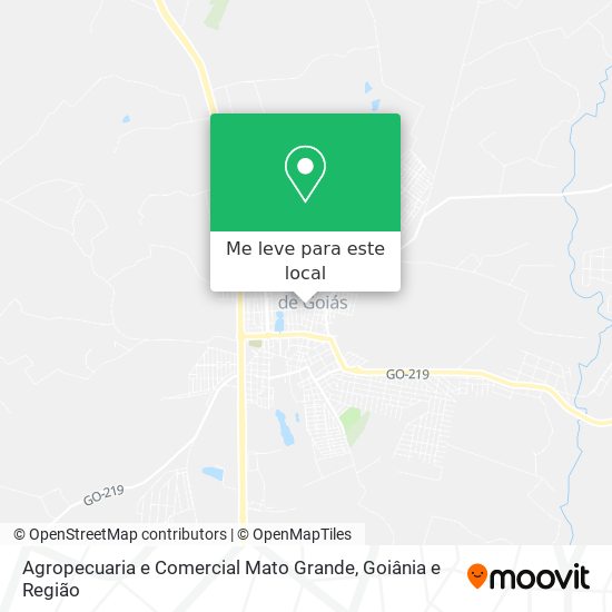 Agropecuaria e Comercial Mato Grande mapa