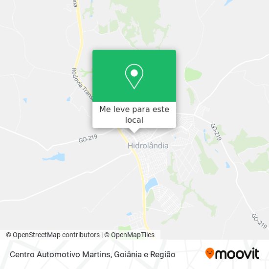 Centro Automotivo Martins mapa