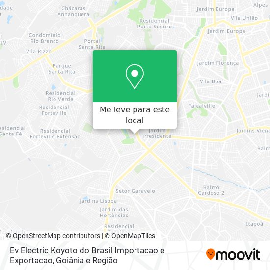 Ev Electric Koyoto do Brasil Importacao e Exportacao mapa