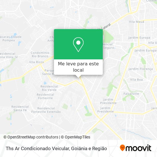 Ths Ar Condicionado Veicular mapa