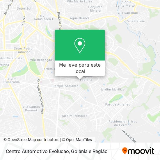Centro Automotivo Evolucao mapa