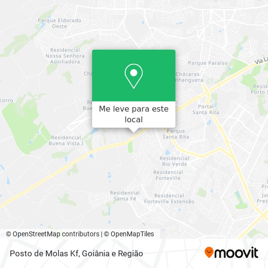 Posto de Molas Kf mapa