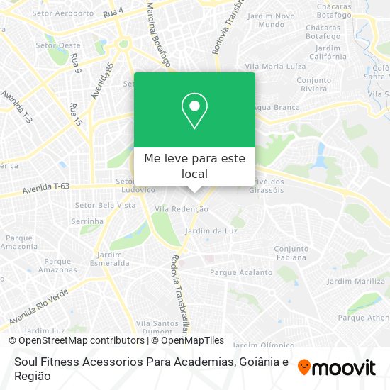 Soul Fitness Acessorios Para Academias mapa