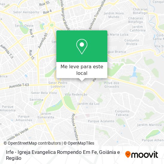 Irfe - Igreja Evangelica Rompendo Em Fe mapa