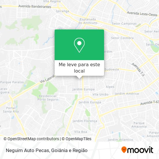 Neguim Auto Pecas mapa