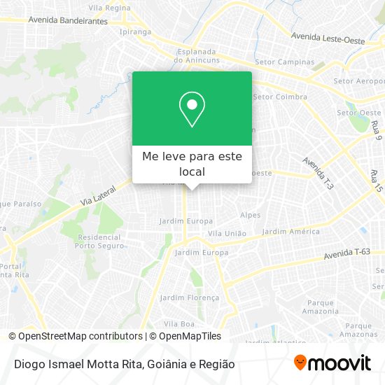Diogo Ismael Motta Rita mapa