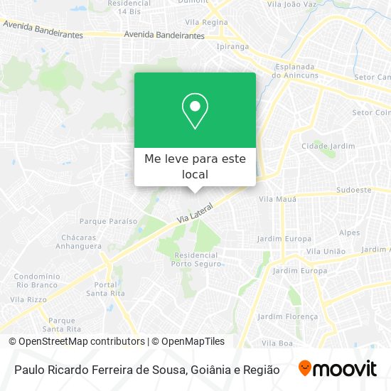 Paulo Ricardo Ferreira de Sousa mapa