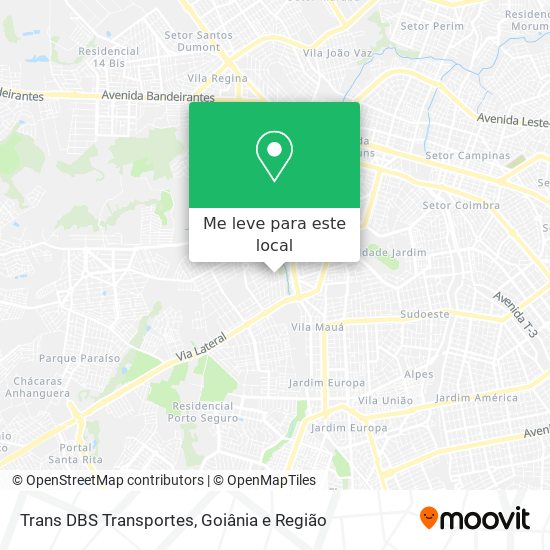 Trans DBS Transportes mapa