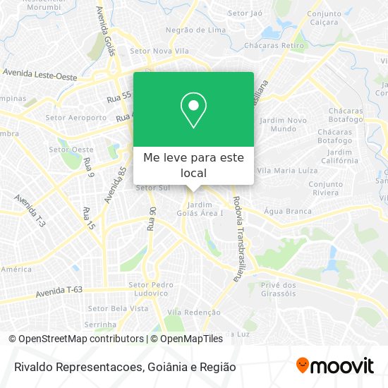 Rivaldo Representacoes mapa