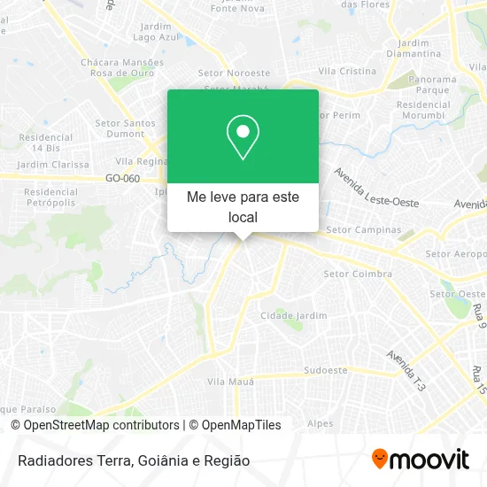 Radiadores Terra mapa