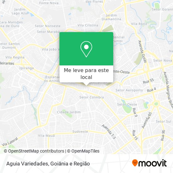 Aguia Variedades mapa