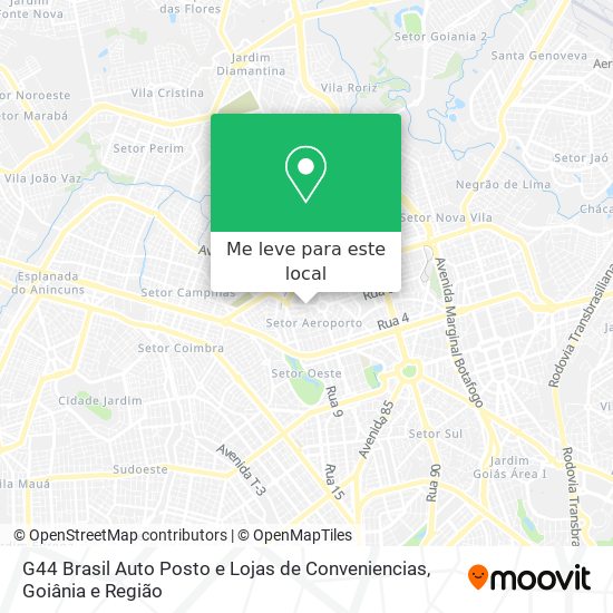 G44 Brasil Auto Posto e Lojas de Conveniencias mapa