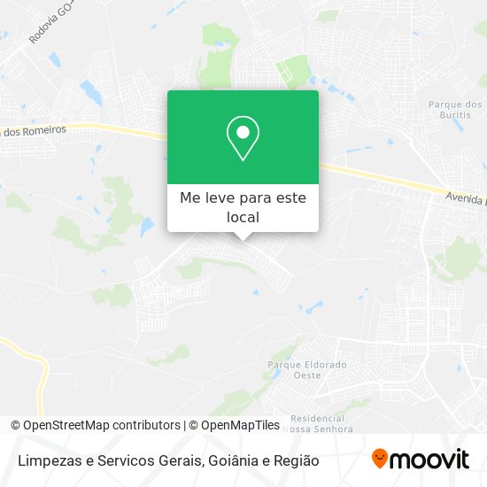 Limpezas e Servicos Gerais mapa