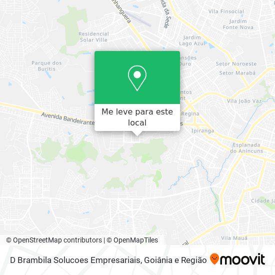 D Brambila Solucoes Empresariais mapa