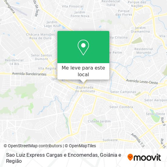 Sao Luiz Express Cargas e Encomendas mapa