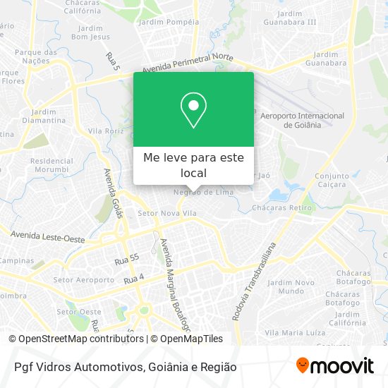 Pgf Vidros Automotivos mapa