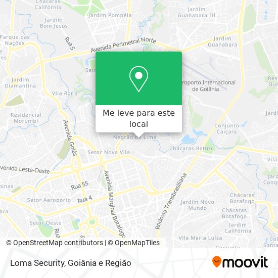 Loma Security mapa