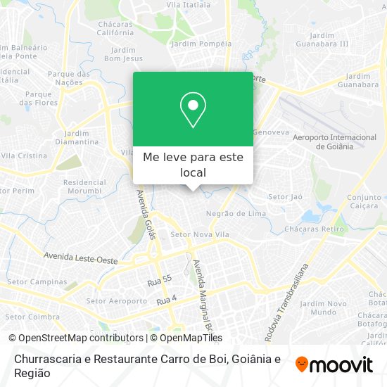 Churrascaria e Restaurante Carro de Boi mapa
