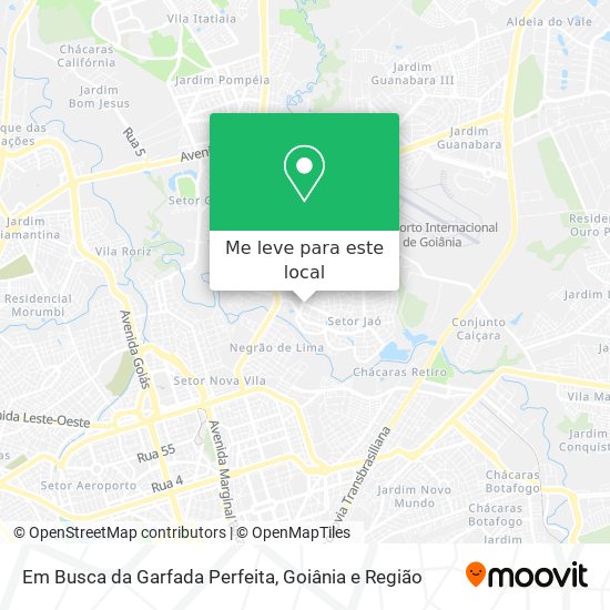 Em Busca da Garfada Perfeita mapa