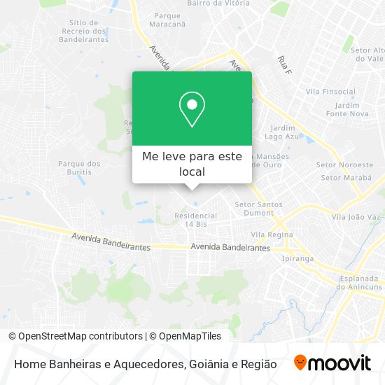 Home Banheiras e Aquecedores mapa