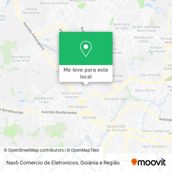 Naoli Comercio de Eletronicos mapa