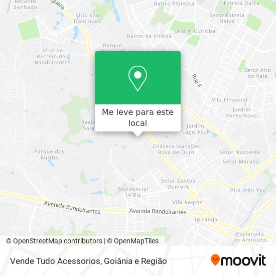 Vende Tudo Acessorios mapa