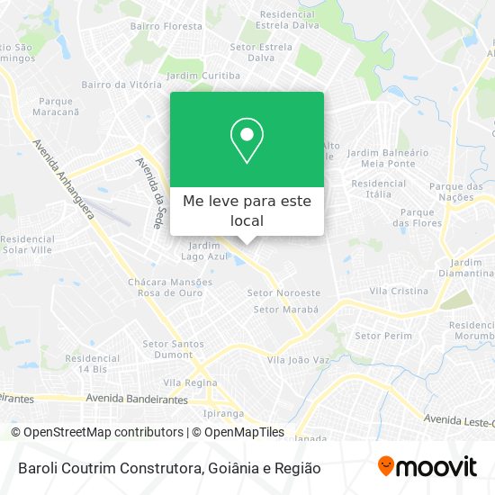 Baroli Coutrim Construtora mapa