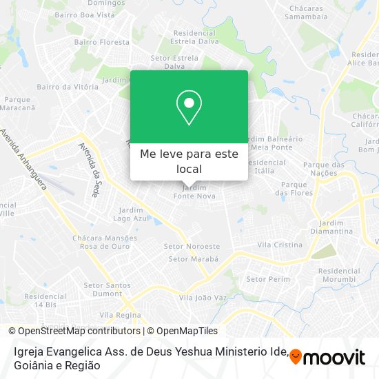 Igreja Evangelica Ass. de Deus Yeshua Ministerio Ide mapa