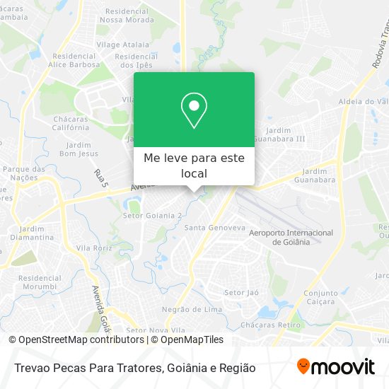 Trevao Pecas Para Tratores mapa