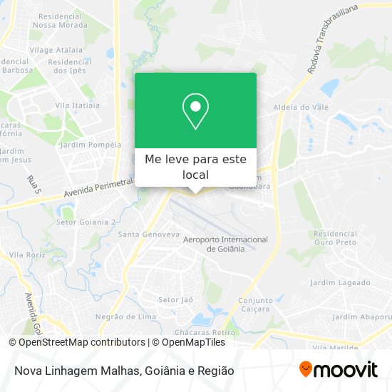 Nova Linhagem Malhas mapa