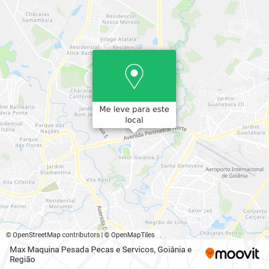 Max Maquina Pesada Pecas e Servicos mapa