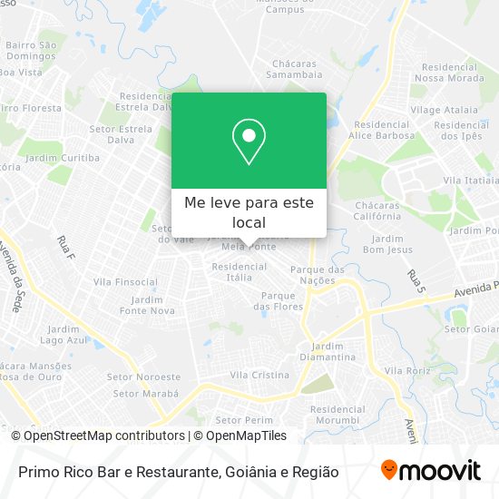 Primo Rico Bar e Restaurante mapa